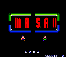 Masao Title Screen