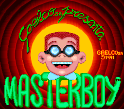 Master Boy (Spanish, PCB Rev A) Title Screen
