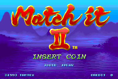 Match It II Title Screen