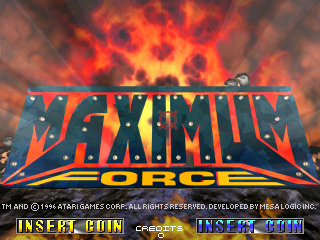 Maximum Force (No Gore version) Title Screen