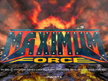 Maximum Force v1.05 Title Screen