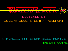 Mazer Blazer (set 1) Title Screen