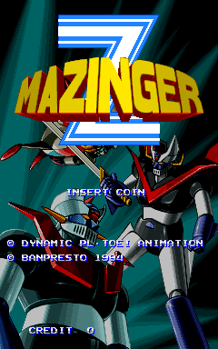 Mazinger Z (World) Title Screen