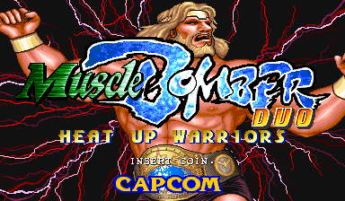 Muscle Bomber Duo: Heat Up Warriors (Japan 931206) Title Screen
