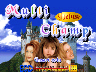 Multi Champ Deluxe (ver. 1126, 26/11/1999) Title Screen