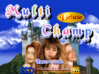 Multi Champ Deluxe (ver. 1114, 14/11/1999) Title Screen
