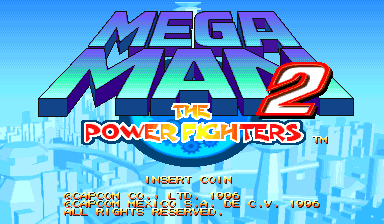 Mega Man 2: The Power Fighters (Hispanic 960712) Title Screen