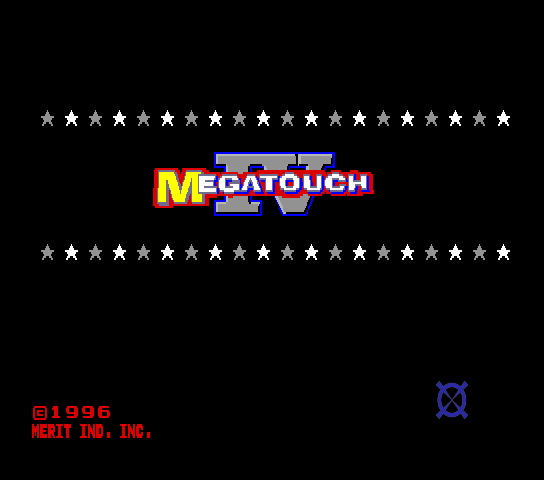 Megatouch IV (9255-40-01 ROE, Standard version) Title Screen