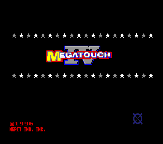 Megatouch IV (9255-40-01 ROD, Standard version) Title Screen