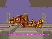 Metal Clash (Japan) Title Screen