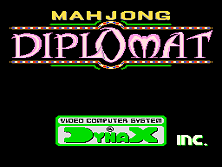 Mahjong Diplomat [BET] (Japan) Title Screen