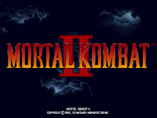 Mortal Kombat II (rev L3.1) Title Screen