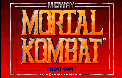 Mortal Kombat (prototype, rev 8.0 07/21/92) Title Screen