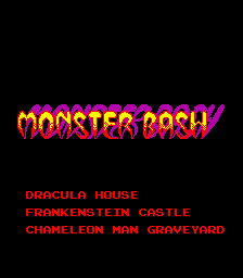 Monster Bash Title Screen