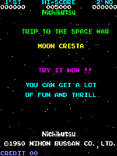 Moon Cresta (Nichibutsu) Title Screen