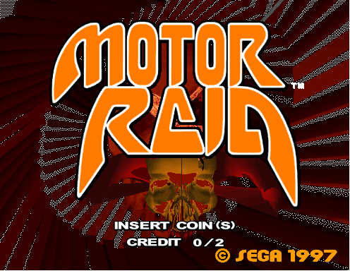 Motor Raid - Twin Title Screen
