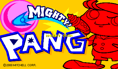 Mighty! Pang (Euro 001010) Title Screen