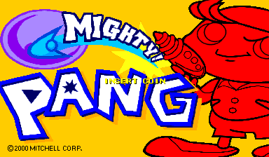 Mighty! Pang (Japan 001011) Title Screen