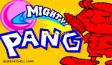 Mighty! Pang (Euro 000925) Title Screen