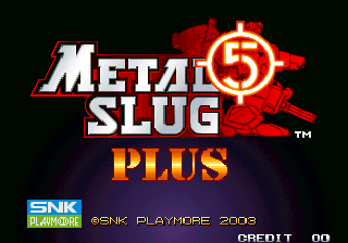 Metal Slug 5 Plus (Bootleg) Title Screen
