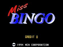 Miss Bingo Title Screen