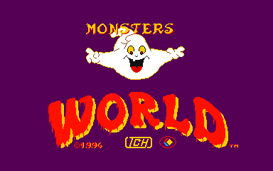 Monsters World (bootleg of Super Pang) Title Screen