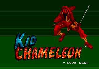 Kid Chameleon (Mega-Tech) Title Screen