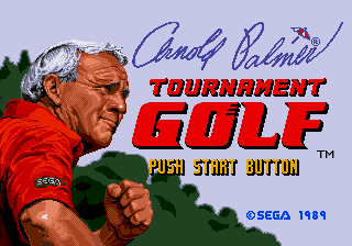 Arnold Palmer Tournament Golf (Mega-Tech) Title Screen