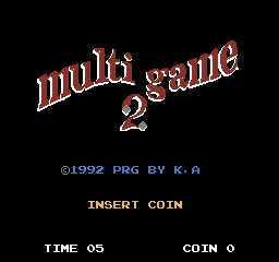 Multi Game 2 Title Screen
