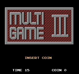 Multi Game III Title Screen