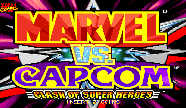 Marvel Vs. Capcom: Clash of Super Heroes (USA 980123 Phoenix Edition) (Bootleg) Title Screen