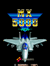 MX5000 Title Screen