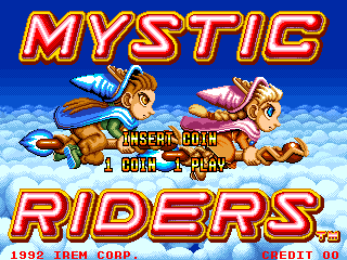 Mystic Riders (bootleg?) Title Screen