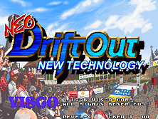 Neo Drift Out: New Technology Title Screen