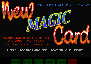 New Magic Card Title Screen