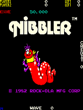 Nibbler (rev 9) Title Screen