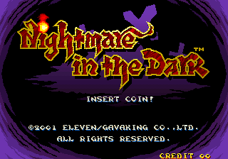 Nightmare in the Dark (Bootleg) Title Screen