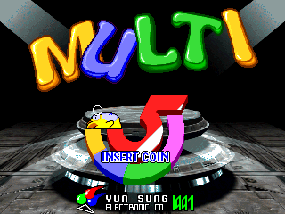 Multi 5 / New Multi Game 5 (set 3, earlier) Title Screen
