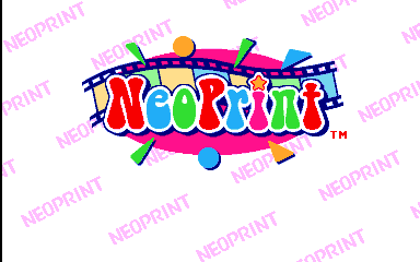 Neo Print V1 (World) (E1a) Title Screen