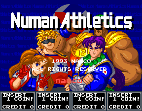 Numan Athletics (World) Title Screen