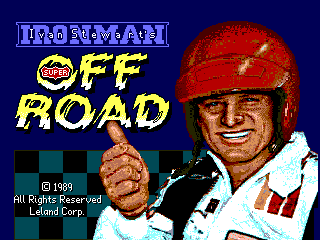 Ironman Ivan Stewart's Super Off-Road Title Screen
