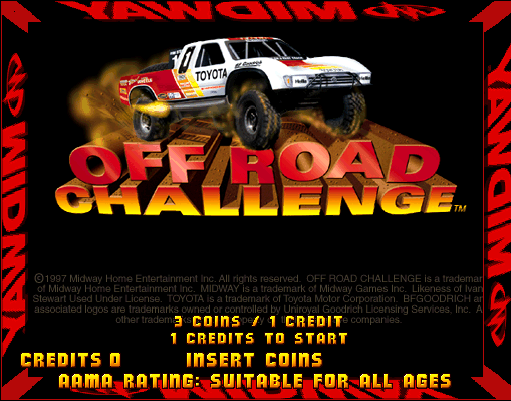 Off Road Challenge (v1.10) Title Screen