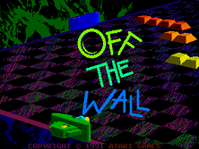 Off the Wall (2/3-player upright) Title Screen