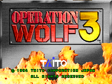Operation Wolf 3 (World) Title Screen