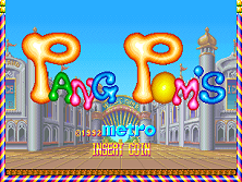 Pang Pom's Title Screen