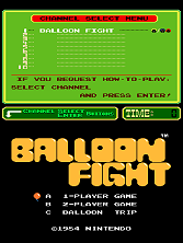 Balloon Fight (PlayChoice-10) Title Screen