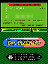 Dr. Mario (PlayChoice-10) Title Screen