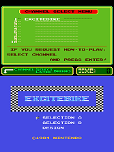 Excite Bike (PlayChoice-10) Title Screen