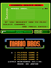 Mario Bros. (PlayChoice-10) Title Screen