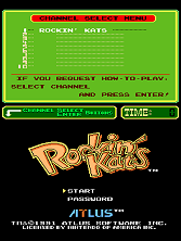 Rockin' Kats (PlayChoice-10) Title Screen